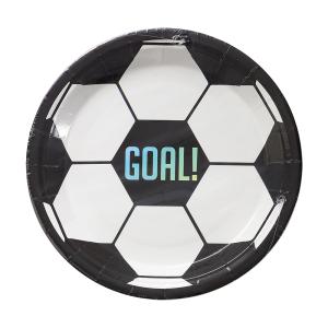 Papperstallrik fotboll