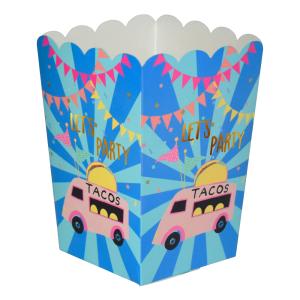 POPCORN BOX TACO 8-P