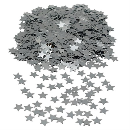 CONFETTI STARS SILVER