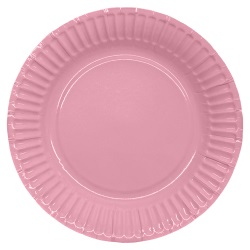 Papperstallrik Rosa Liten