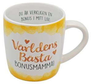 Mugg världens bästa Bonusmamma