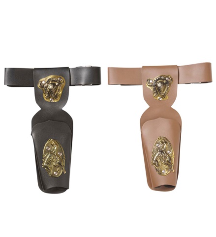 Cowboy Hölster med Guld dekoration