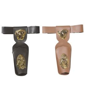 Cowboy Hölster med Guld dekoration