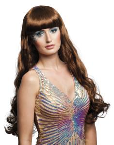 Sjöjungfru Peruk Brun