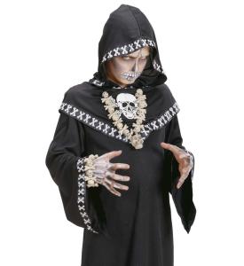 Halsband med skallar och ben