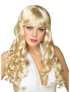 Glamour blond peruk