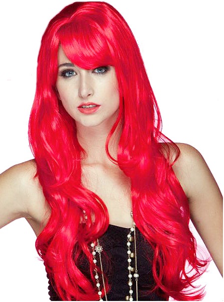 Röd peruk