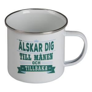 Retromugg "Jag älskar dig till månen..."