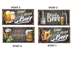 Väggdekal i metall ÖL