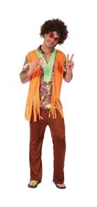 Hippie Maskeraddräkt med Väst