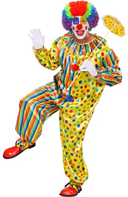 Clown Jumpsiut Maskeraddräkt