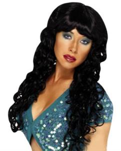 Siren svart peruk