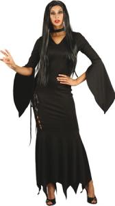 HALLOWEEN LONG BLACK DRESS