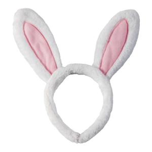 Kanin öron Rosa vit