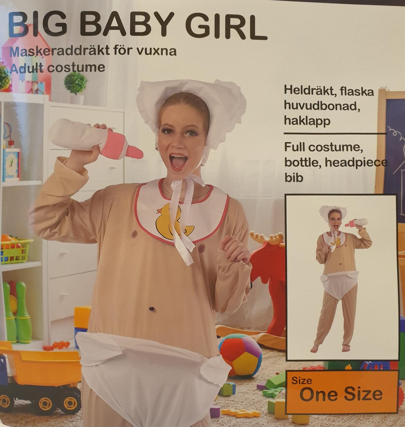 Big Baby Girl Maskeraddräkt