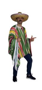 Poncho Mexikansk maskeraddräkt