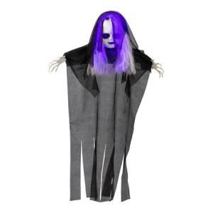 Hängande spökflicka med ljus