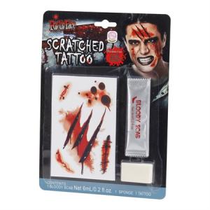 Tattoo & Blood Scratch