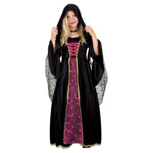Häxa i svart-Rosa Dress