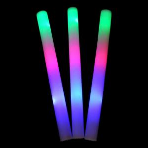 LED-Skumstavar i neon färger