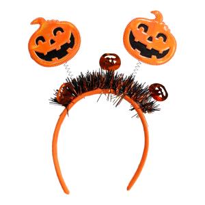 Diadem med två Pumpor och glitter