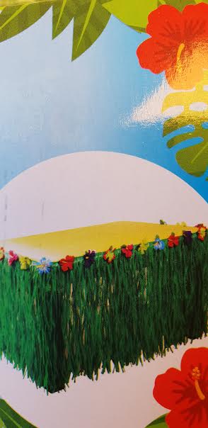 Bordsdekoration Hawaii