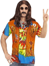 Hippie Väst med tryckt dekor