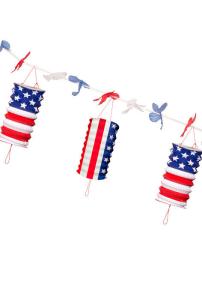 Girlang, USA med lanternor