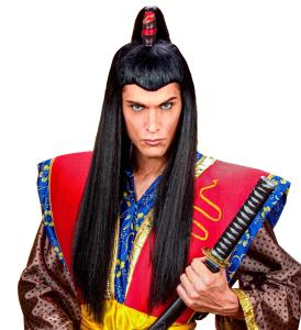 Lång Samurai Peruk