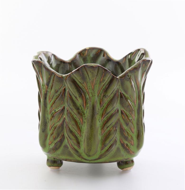 Bladkruka med tossar mellan grön