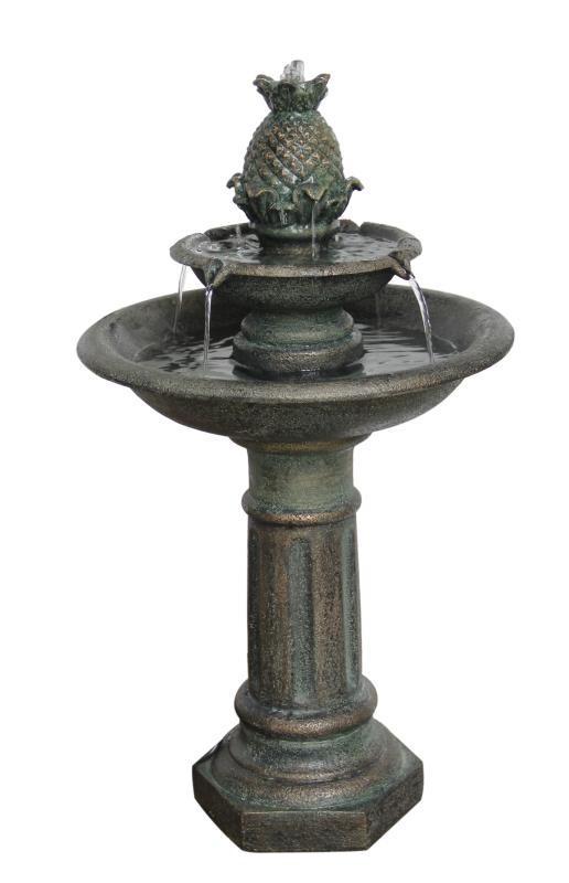 Fontän på fot ananas