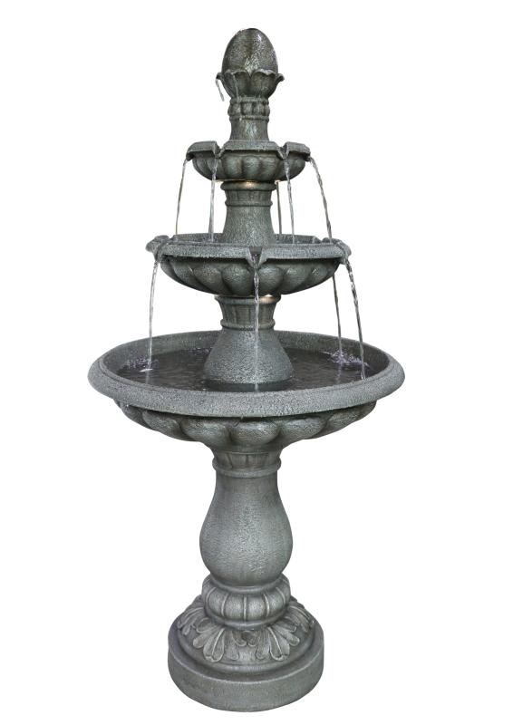 Fontän Paris 3 våningar med belysning 57x118 cm