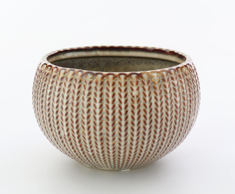 Skål räfflad kaffe