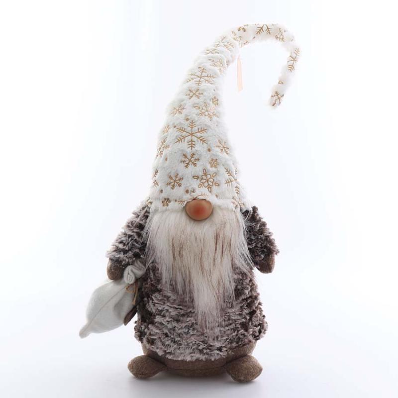 Tomte med guldluva stor