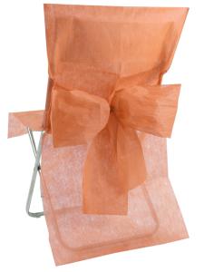 Stolsöverdrag Rosett Confetti Aprikos
