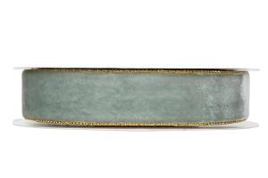 Sammetsband Bambi Antikblå Guld