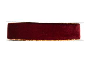 Sammetsband Bambi Antikröd Guld