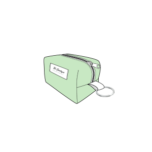 Mönster Boxy Keyring