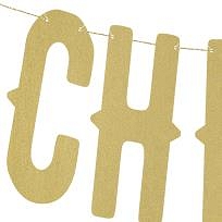 Girlang Cheers Guldglitter