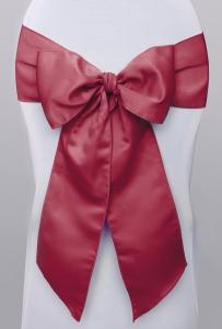 Stolsrosett Classic Mörkröd