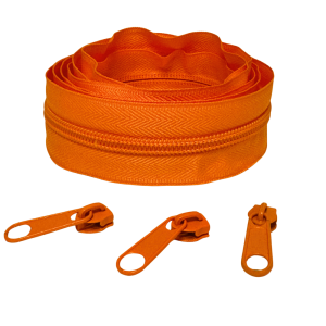 Blixtlås Plast 6mm Orange