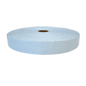 Bomullsband Canvas Ljusblå