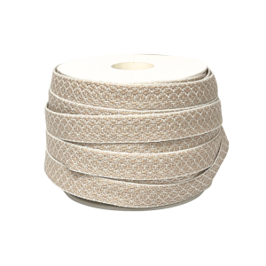 Bomullsband Gåsöga Beige