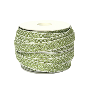 Bomullsband Gåsöga Grön