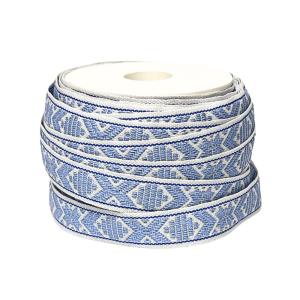 Bomullsband Leksand Ljusblå