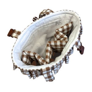 DIY-kit Buggy Bag Vintage Check Brun