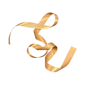 Satinband Charm Antikguld