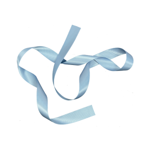 Satinband Charm Dimblå