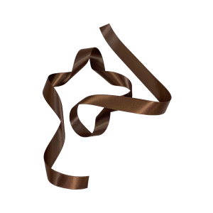 Satinband Charm Kaffe