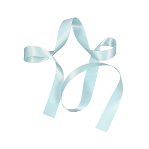 Satinband Charm Ljusblå